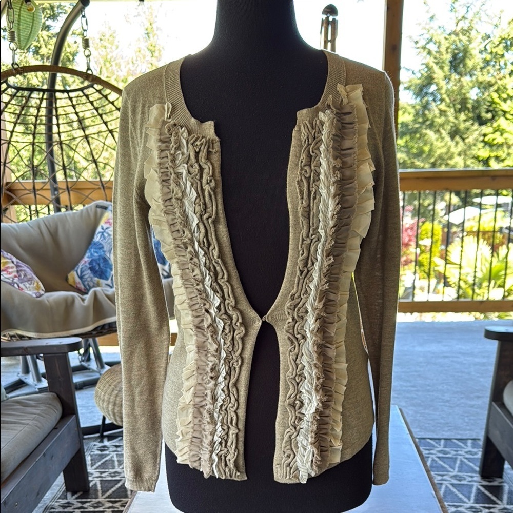Banana Republic | Mix Ruffle Jacket - Cardigan